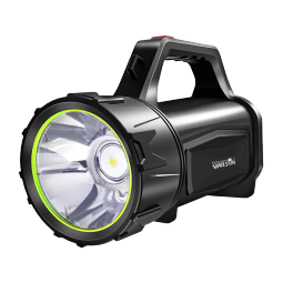 Warsun882手电筒led强光探照灯应急手提灯远射充电大功率超亮巡逻矿灯