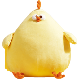 名创优品（MINISO）dundun系列墩墩鸡解压毛绒公仔大号睡觉抱枕生日礼物七夕情人节礼 dundun鸡-大号 见详情