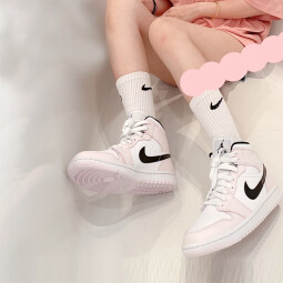 耐克（NIKE）aj女鞋2024夏季新款AIR JORDAN 休闲鞋板鞋aj1篮球鞋运动鞋 BQ6472-500 玫瑰粉紫罗兰 38
