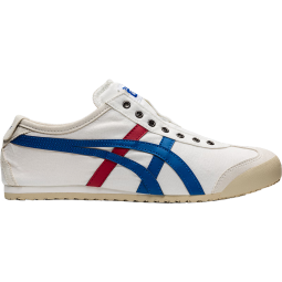 Onitsuka Tiger鬼塚虎男女鞋一脚蹬帆布透气休闲鞋MEXICO 66™ SLIP-ON D3K0N 白色 43.5
