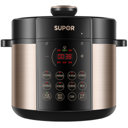 苏泊尔(SUPOR)电压力锅智能家用多功能压力锅一锅双胆开盖收汁5L大容量高压锅智能预约电饭煲 SY-50YC9086