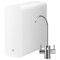 京东京造 零陈水净水器 家用净水机 母婴级直饮机灵犀1000GPro 6.5年杜邦陶氏RO反渗透过滤净水器厨下式   