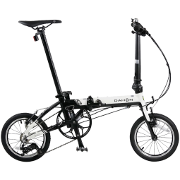 大行（DAHON）K3折叠自行车小轮自行车14英寸3速成人学生通勤车载单车KAA433 黑白色