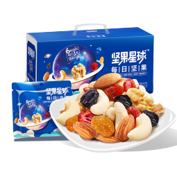沃隆出品 坚果星球每日坚果孕妇坚果礼盒干果炒货600g/30袋 600g/盒 坚果星球
