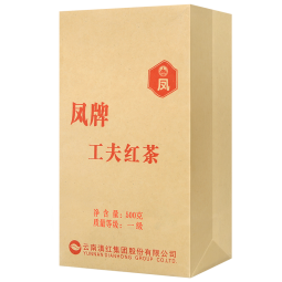 凤（feng）牌红茶 工夫红茶 云南凤庆滇红茶老字号茶叶 袋装500g1袋一级滇红茶