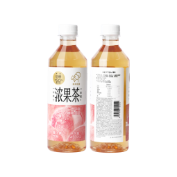 喜茶浓果茶50%真果汁低糖0脂果汁茶饮料地中海桃桃金凤450ml*15瓶整箱