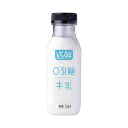 新希望 遇鲜0乳糖牛奶 255ml*4瓶 低温奶 新鲜 自然 清甜 美味