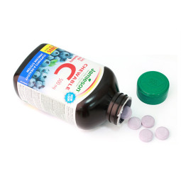 健美生 （Jamieson）维生素C咀嚼片-蓝莓味 120片  加拿大原装进口 