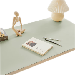 十月主题他家硅办公桌垫学生学习桌书桌垫写字桌布 青绿+奶绿1.6 60*80cm