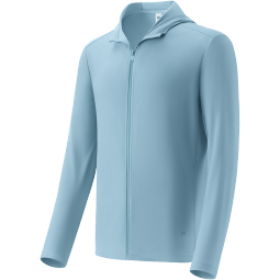 蕉下（beneunder）防晒衣男高弹外套夏季凉感防紫外线透气户外钓鱼防晒服 清烟蓝XL