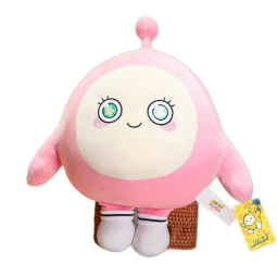 帝道正版蛋仔派对毛绒玩具玩偶劳改蛋游戏床上睡觉娃娃公仔大号抱枕教师节礼物送女老师生日礼物女生送男女友老婆闺蜜男女孩蛋仔38CM粉色