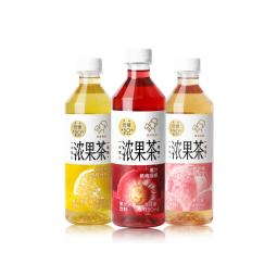 喜茶浓果茶低糖果汁茶50%真果汁0脂多口味茶饮料450ml*12瓶