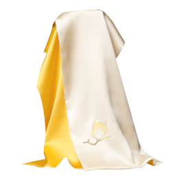 织锦楼刺绣丝巾女桑蚕丝双层手工苏绣围巾中国风真丝小披肩教师节送老师