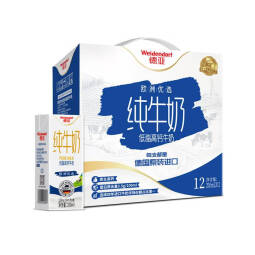 德亚高钙低脂纯牛奶 200ml*12