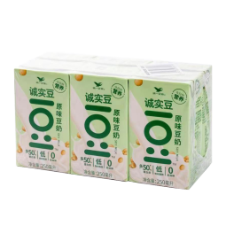 统一 诚实豆 原味豆奶 早餐奶无防腐剂 非转基因 原味豆奶250ml*6