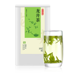 京东京造 2024新茶钱塘龙井100g罐装地标送礼明前江南绿茶叶茶叶自己喝