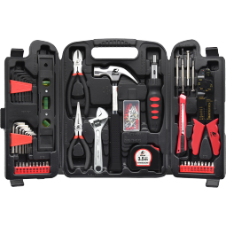 卡夫威尔 H4001A 129件家用维修电工工具箱套装组套 工具收纳箱