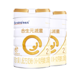 合生元（BIOSTIME）派星 较大婴儿配方奶粉2段(6-12个月)新国标 800克*2罐