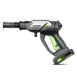 绿田（LUTIAN） 锂电洗车机E2Pro  E4无线充电手持清洗机高压洗车水枪家用 200W 标配版- 泡沫壶+飞雪+可乐瓶接头