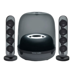 哈曼卡顿（Harman/Kardon）水晶四代家庭影院音响 桌面音箱 电视电脑音响 礼物氛围音响 Soundsticks4黑色