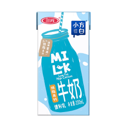 三元小方白低脂高钙牛奶整箱200ml*24盒 量贩装