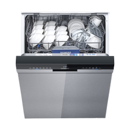 西门子14套全能舱洗碗机嵌入式  精准涡流洗 智能抽湿烘干 96h存储 智能除菌消毒 SJ43HS00KC