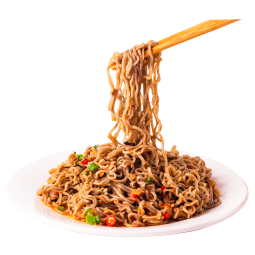 林小生荞麦面方便面0脂肪非油炸免煮泡面代餐面条挂面高蛋白粗粮面饼 【15袋整箱】加一瓶鸡肉酱