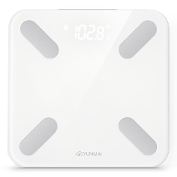 云麦好轻mini2S 智能体脂秤 升级45项健康指标 体重秤电子秤人体减肥体脂称家用 健身精准称重电池款