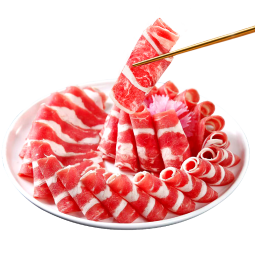 潮夫道肥牛卷400g 原切谷饲雪花牛肉卷肥牛片烧烤麻辣烫火锅食材生鲜