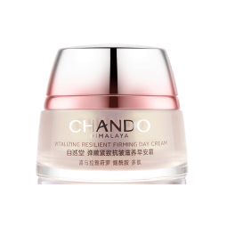 自然堂（CHANDO）弹嫩紧致抗皱滋养早安霜50g（补水保湿提拉紧致深层滋养）