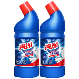 亮净洁厕灵1L*2瓶马桶清洁剂亮白洁净 强效+清香