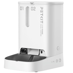 小佩AI智能【新一代可视】自动喂食器 直播猫粮碗宠物实时摄像投喂机 AI可视-双子星喂食器(涂层碗版)