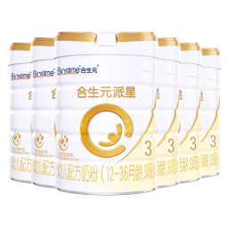 合生元（BIOSTIME）派星幼儿配方奶粉 3段(12-36个月) 新国标 800克*6罐 