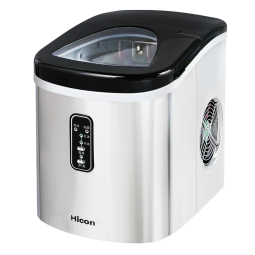 惠康（HICON）制冰机小型家用宿舍学生15KG迷你寝室全自动制冰盒圆冰块制作机商用奶茶店冰块机制冰模具 牛奶白-自动消毒清洗款+冰块可调