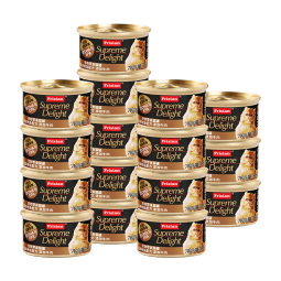 富力鲜（frisian)猫罐头泰国进口宠物猫咪湿粮零食猫咪鱼肉罐头85g 24罐 白身鲔鱼+牛肉