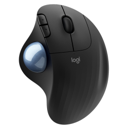 罗技（Logitech）人体工学系列 ERGO M575 轨迹球鼠标 专业绘图设计 企业级无线蓝牙双重连接办公鼠标 M575 黑色