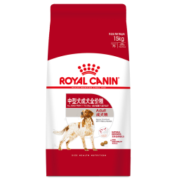 皇家狗粮 成犬狗粮 犬粮 宠物 中型犬 M25 全价犬粮 12月 15KG