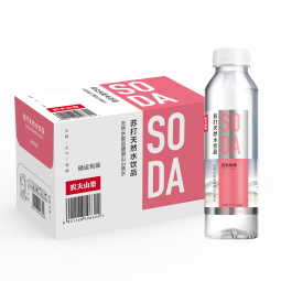 农夫山泉 苏打水饮料无糖 白桃味 410ml*15瓶 整箱装