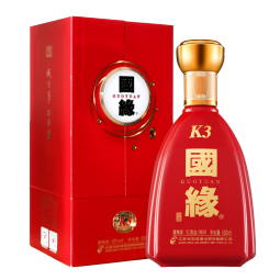 国缘K3 【酒厂直营】今世缘 红瓶 42度白酒 42度 500mL 4瓶 整箱装