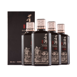 董酒【元宵送礼】窖藏C9整箱 兼香型白酒 双曲双窖 纯粮固态发酵 50度 500mL 4瓶 整箱装