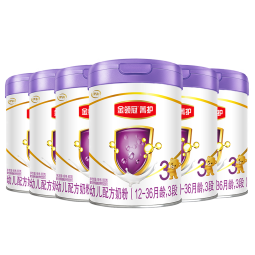 伊利金领冠菁护A2【高量乳铁蛋白】幼儿奶粉3段(1-3岁)800g*6整箱装