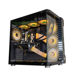 玩嘉 罗宾3宽体侧透玻璃机箱水冷电脑主机箱III海景房机箱ATX大板/360水冷4090显卡 罗宾III黑机箱