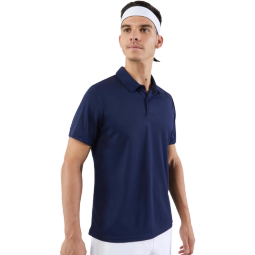 迪卡侬（DECATHLON）Polo衫男女运动T恤夏翻领男短袖宽松半袖公司工服 男款-藏青 S