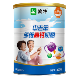蒙牛 乐享装 中老年奶粉多维高钙成人奶粉800g罐装 送礼送父母