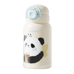 英氏（YEEHOO）保温杯儿童水杯宝宝保温杯水杯316不锈钢保温杯吸管杯外出杯