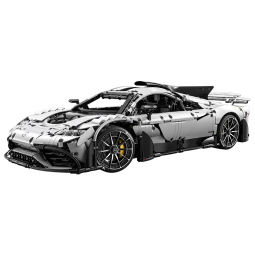 咔搭（CaDA）积木拼装奔驰AMG-ONE超跑赛车机械组模型玩具成人高难度男友礼物