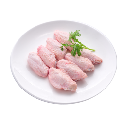 圣农鸡翅 烤鸡翅中卤翅中火锅生鲜鸡肉 清真 单只30g-40g每包500g 鸡翅中2斤 单只30g-40g