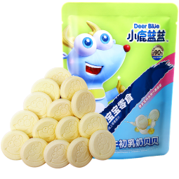 小鹿蓝蓝_牛初乳奶贝贝 60g 奶片儿童零食宝宝奶片含牛初乳酥脆易咀嚼