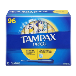 丹碧丝Tampax加拿大进口长导管纯棉卫生棉条96支装普通流量卫生巾