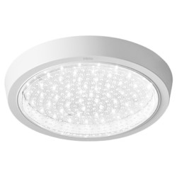 雷士（NVC）玄关走廊过道灯IP44三防led吸顶阳台灯中式现代简约灯具灯饰 晶致圆款 18W玄关灯